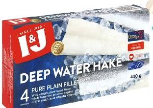 I&J Hake Fillet 400G
