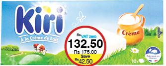 Kiri Cheese 10 Portions - 163g