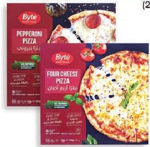 Byte Ready To Eat Pizza Four Cheese 290g/Pepperoni 320g