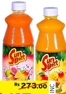 Sunbest Concentrated Juice 850ml (Gamme)