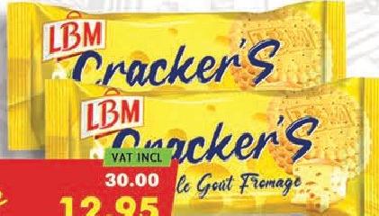 LBM Bisc Crackers Fromage 65g
