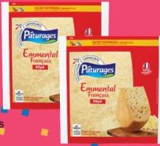 Pâturages Emmental Français Râpé 200g