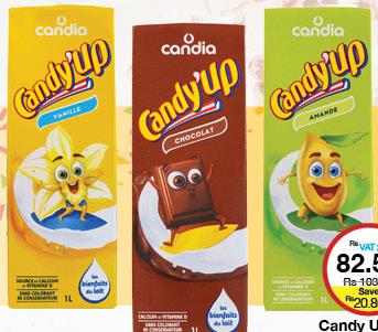 Candy Up Lait Aromatisé all refs