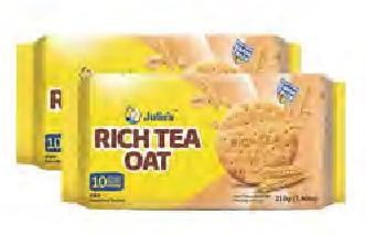 JULIES Biscuit-210G Rich Tea Oats