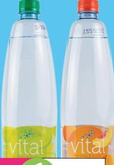 Vital Sparkling Water Peche / Citron 1LT