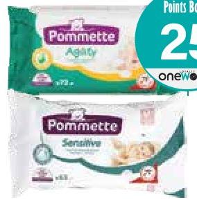 Pommette Lingettes Sensitive x 63 / Agility x 72