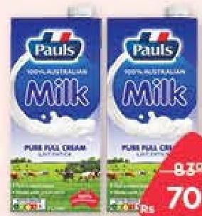 Pauls Milk Uht Full Cream, Skim 1L