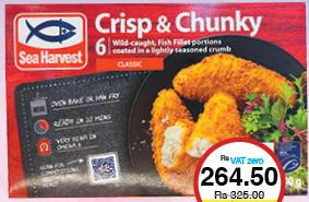 Sea Harvest Crisp & Chunky Classic /Lemon/ Garlic & Herb - 500g