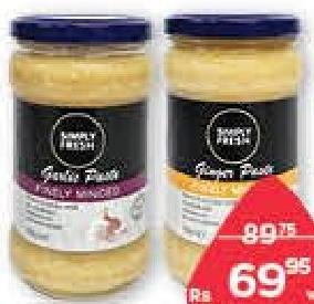 Simply Fresh Paste Garlic, Ginger 300 g