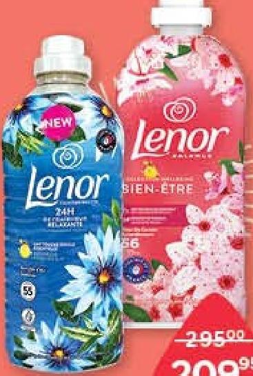 Lenor Adoucissant Fleur de Cerisier, Bouquet Floral, Jasmin & Rose, Ocean Breeze 1.155 L/ 1176 ml