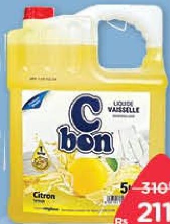 Cbon Liquide Vaisselle Citron 5L