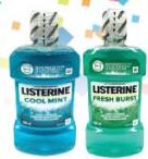 Listerine Mouthwash Cool Mint / Fresh Burst 500ml