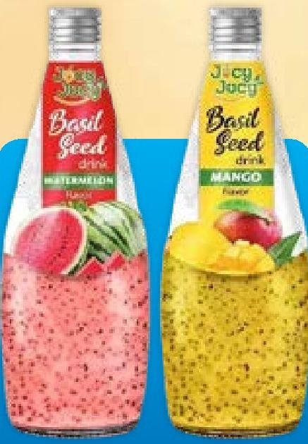 JUICY JUICY Basil Drink 290ml (all refs)