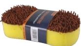 Car sponge bi-material foam-microfiber