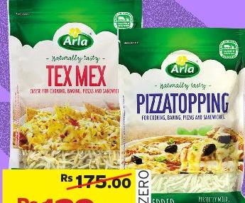 Arla Pizza Topping / Tex Mex Mozzarella Shredded Cheese 175g