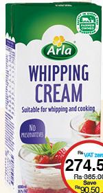 Arla Whipping Cream - 1L