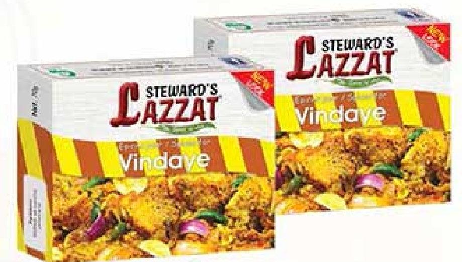 Steward's Lazzat épices Pour Vindaye 50G