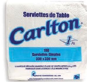 Carlton Serviettes 1 Ply x100