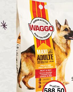 Waggo Croquettes Maxi Adulte - 5kg