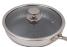 Wok pan with glass lid