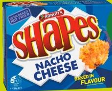 Arnott's Shapes Nacho Cheese Biscuits 160g