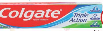 Colgate Toothpaste Triple Action - 125ml