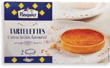 Pasquier Tartlets Creme Brulee Flavoured x2
