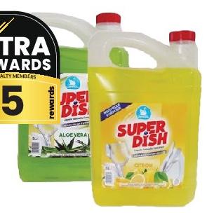 SUPER DISH Dishwashing Liquid All Refs (5LT)