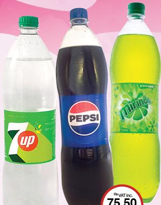 Pepsi/Pepsi Twist/Mirinda/7up all refs - 1.5L