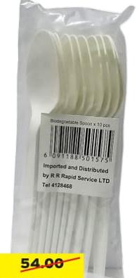 GREEN LIFE BIO SPOON X 10