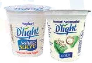 D'light Yaourt Aromatisé Coco / Nature Sucré 125g