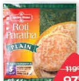 Spring Home 5 Roti Paratha Onion, Plain, Wholemeal 320 g