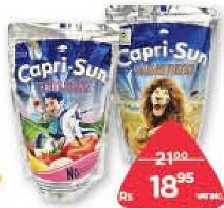 Capri-Sun Jus de Fruits Fairy, Mangue Passion, Multi Vitamin, Mystic Dragon, Safari 200 ml