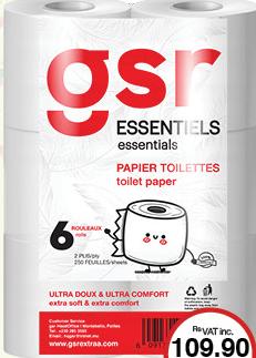 GSR Essentials Toilet Paper x6