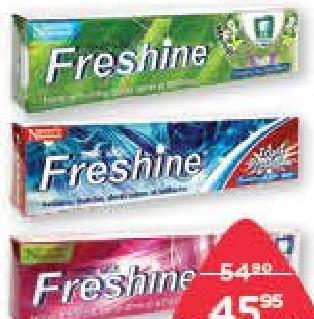 Freshine Dentifrice au Fluor Herbal, Pro-Fluoride, Triple Protection 125 ml
