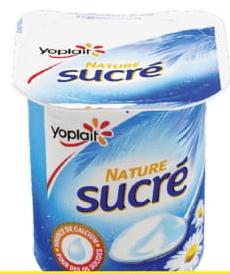 Yoplait Nature Sucré 125ml