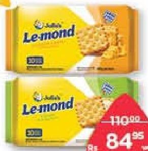 Julie's Le-Mond Puff Sandwich Cheddar Cheese, Chocolate Hazelnut, Lemon 170/180 g