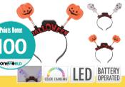 Halloween Headband with Led Light 24x5cm