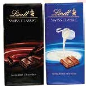 Lindt Swiss Classic Chocolate Slab 100g