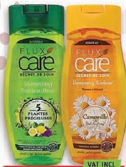 Flux Care Shampoo/Conditioner 5 Plantes Avocat/Camomille Huile Argan/Olive Divine 265ml