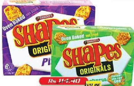 Arnott's Shapes Originals Biscuits 160/190g