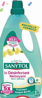 Sanytol Disinfectant Nettoyant Multi-Surfaces - 1L