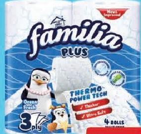 Familia Plus 3 Ply 4 Rolls Toilet Paper Scented