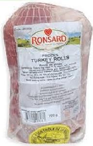 Ronsard Frozen Turkey Rolls 700g
