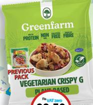 Greenfarm Veg Princess Crispy G / Veg Lamb/ Veg Sliced Mock Fish - 250g