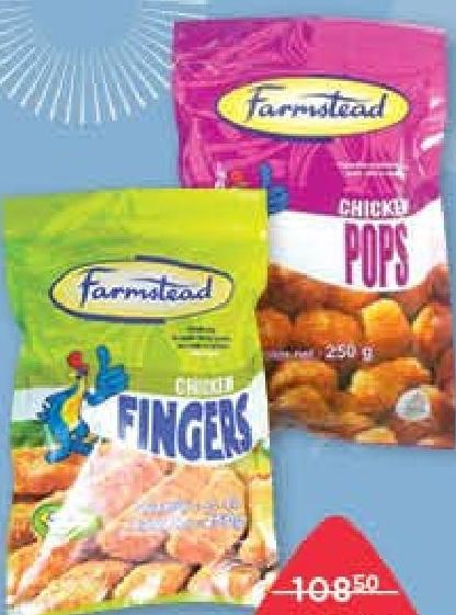 Farmstead Chicken Fingers, Pops 250 g