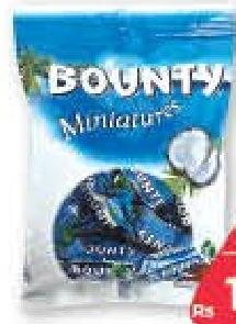 Bounty, Mars, Snickers, Twix Miniatures 150 g
