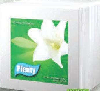 Plenty Cocktail Napkins 2ply x100sh