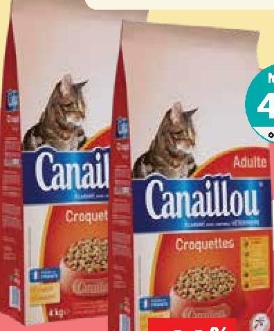 Canailou Croquettes pour Chat Saumon/Volaille aux Légumes 4kg
