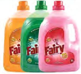 Fairy Laundry Detergent - 3LT All Refs
